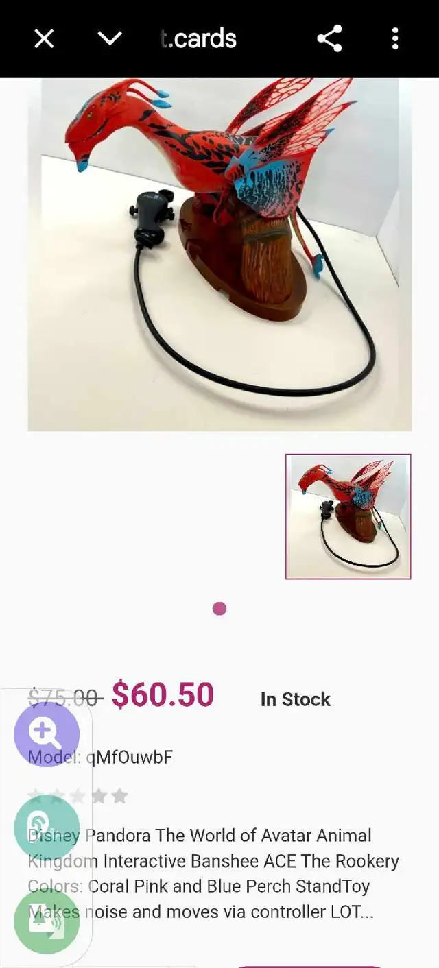 Figurines interactives de Banshee (Ikran) Avatar - Photo 10