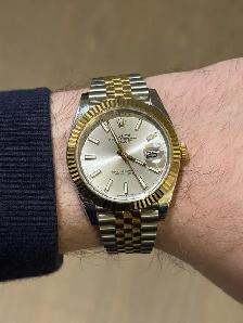 2025 Rolex Datejust 41 Two-Tone Silver Dial 126333 - Photo 10