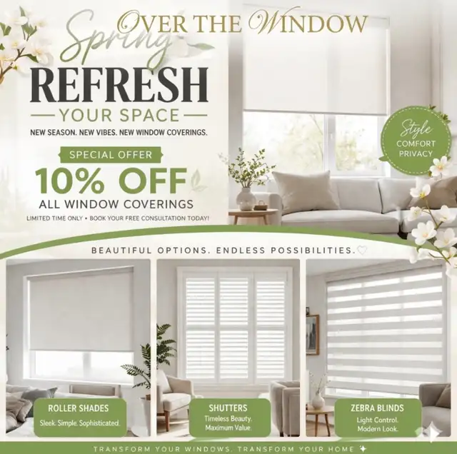 Shutters Blinds and Roller Shades