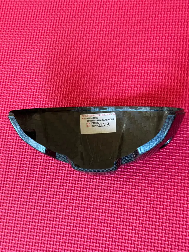 Ducati Performance Carbon Fiber gauge instrument cover 96991709B - Photo 7