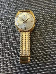 Elgin men’s Swiss made gold band watch - Photo 2