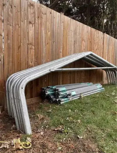 démontage de tempo / car shelter removal