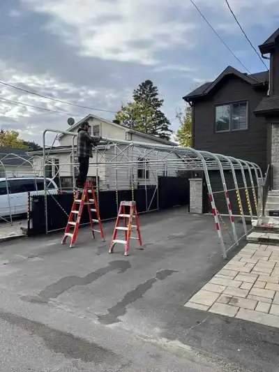 tempo removal / abri d’auto démontage