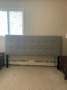 King Side Bed Headboard and Frame….$200