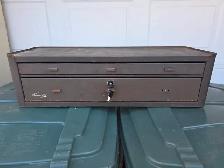 Kennedy 2 Drawers Toolbox Intermediate Tool Cest Divider W 2 Key