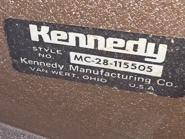 Kennedy 2 Drawers Toolbox Intermediate Tool Cest Divider W 2 Key - Photo 2