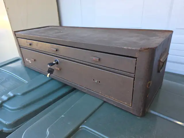 Kennedy 2 Drawers Toolbox Intermediate Tool Cest Divider W 2 Key - Photo 9