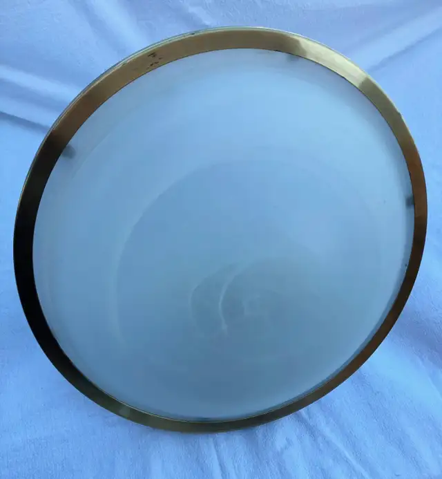 FROSTED ALABASTER LOOK CEILING LAMP! - Photo 2