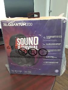 JBL Quantum 200 Wired Over-Ear Gaming Headset (Black) - Photo 2