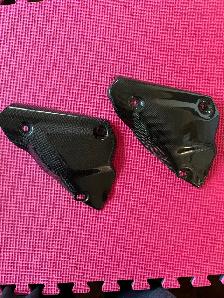 Ducati Performance Carbon Fiber Exhaust Heat Shield servo cover - Photo 2