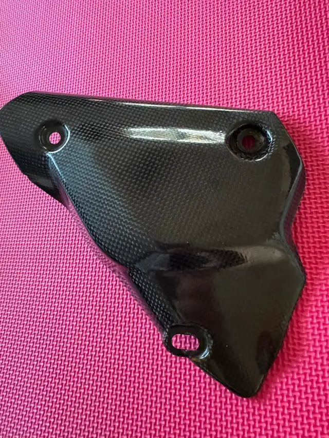 Ducati Performance Carbon Fiber Exhaust Heat Shield servo cover - Photo 3