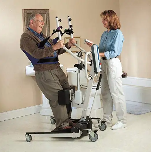 Used Invacare Reliant 350 Stand-Up Lift with Manual Low Base