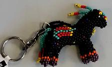 Beaded Horse Keychain (32809082)