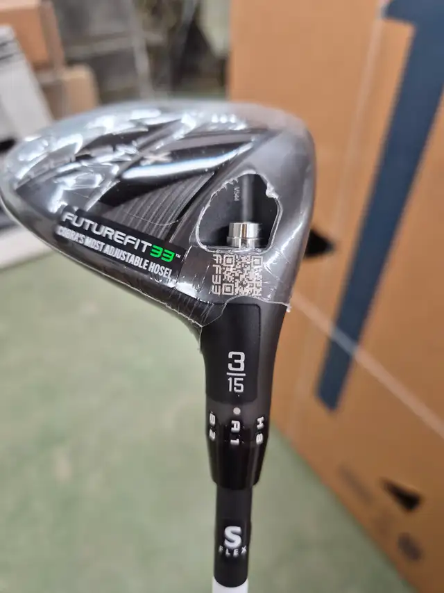 Brand new cobra optm x 3 wood stiff still in plastic for sale!!