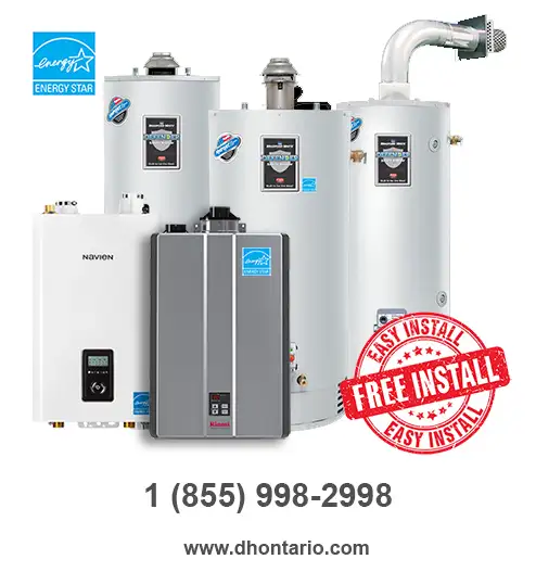 Hot Water Heater Replacement -$0 Down-Best Rates Ontario