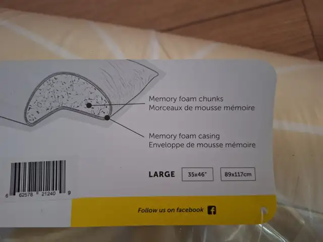 Be One Breed Large Cloud Pillow Memory Foam Dog Bed - New - Photo 7