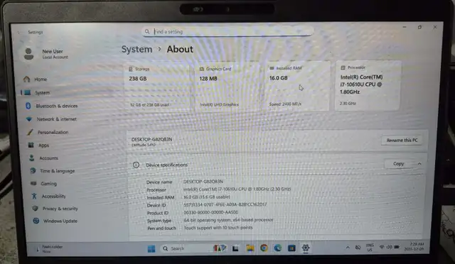 DELL LATITUDE 5410 – i7 / 16GB / SSD – EXCELLENT – WIN11 $380 - Photo 6
