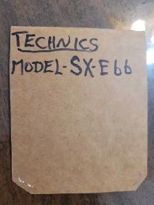 Technics Organ Model SX-E66 - Photo 4