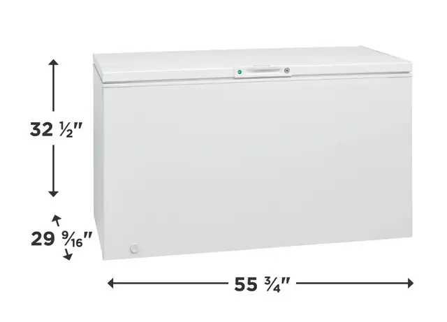 garage ready 16 cu ft freezer fridgedaire - Photo 2