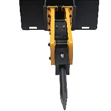 Skid Steer Hydraulic Breaker – Heavy Duty Demolition Attachment - Photo 2