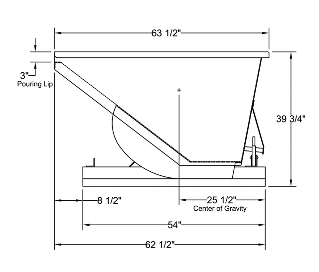 Self Dumping Hopper 1.5 Cubic Yard – Durable & Reliable - Photo 2