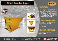 Self-Dumping Hopper 1 Cubic Yard – Durable & Reliable