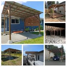 Lean-to Shelters, Installed