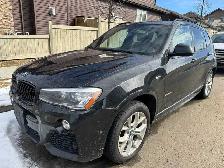 2016 BMW X3 3.0L Turbo AWD xDrive35i M Sport Package For Sale.