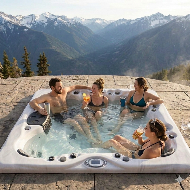 LSX 850 Hot Tub Model from Michael Phelps Legend Series