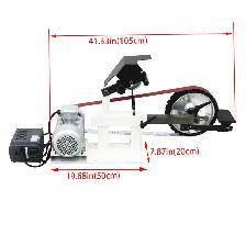 Frequency Conversion Industrial Sand Belt Machine 110V 190164 - Photo 5