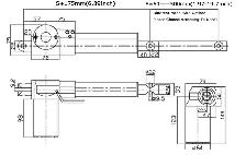 Linear Actuator 24V DC 6000N High-Thrust Push-Rod Motor 021002 - Photo 3