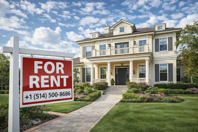 Bright beautiful new 5 1/2  3 bdr apartment for rent