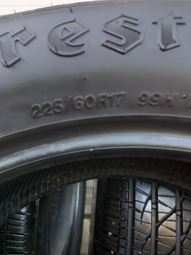4 tires FIRESTONE 225/60/R17 all season. - Photo 3