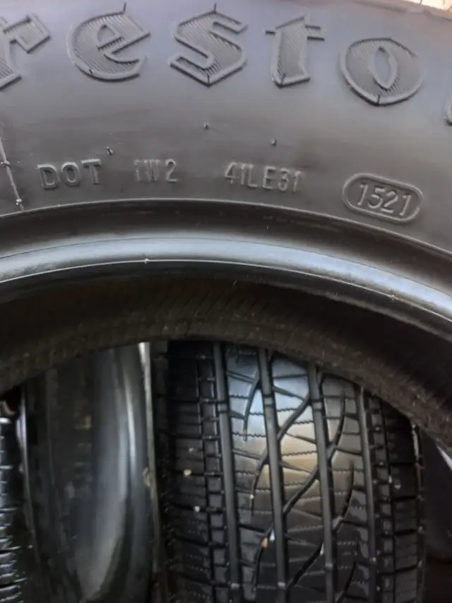 4 tires FIRESTONE 225/60/R17 all season. - Photo 5