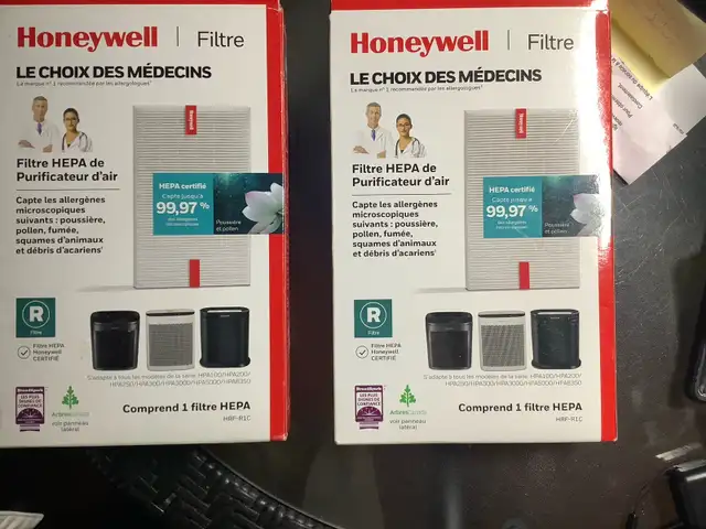 Filtres Honeywell pour purificateur d’air