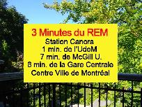 WOW! BEAU GRAND 7 1/2 - 4 CAC - QUARTIER SUPER CHIC - MONT ROYAL