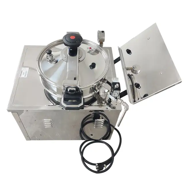 220V Numerical Control Desktop Type 304SS Pressure Fryer 022859 - Photo 7