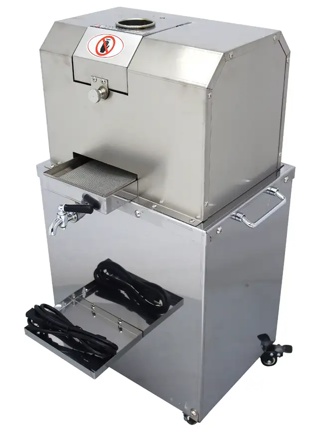 110V 4 Rollers Electric Sugarcane Juicer Machine 134038