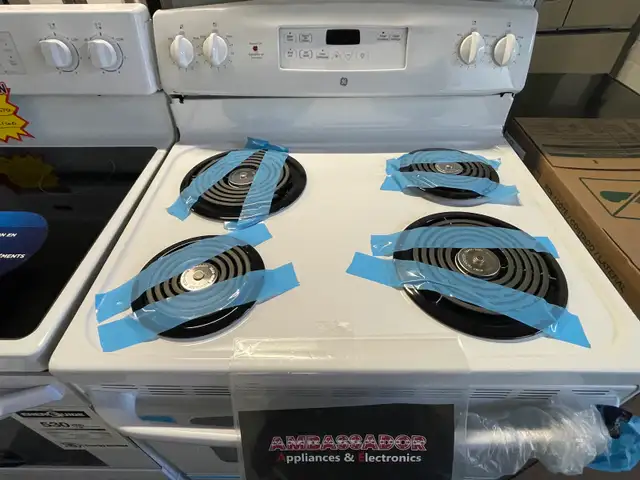 NEW 30" GE Electric Coil Top Range Stove With Self Clean 5 Cu.Ft - Photo 6