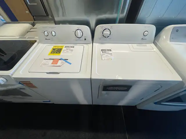 NEW Amana Top Load Washer & Dryer Set (White) - Photo 8