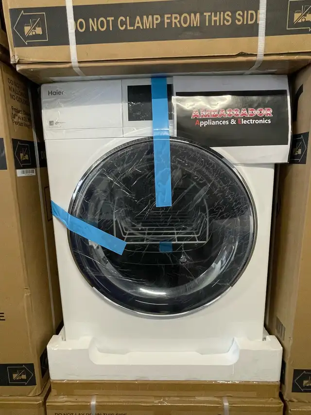 NEW‼️24" Haier Front Load Electric Dryer With Wi-Fi (4.1 Cu.Ft) - Photo 2