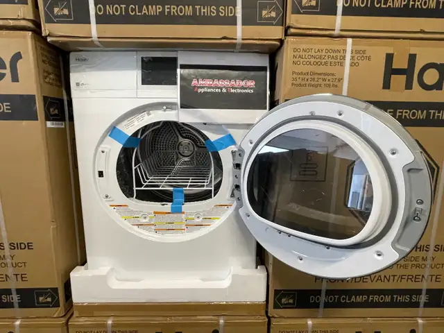 NEW‼️24" Haier Front Load Electric Dryer With Wi-Fi (4.1 Cu.Ft) - Photo 3