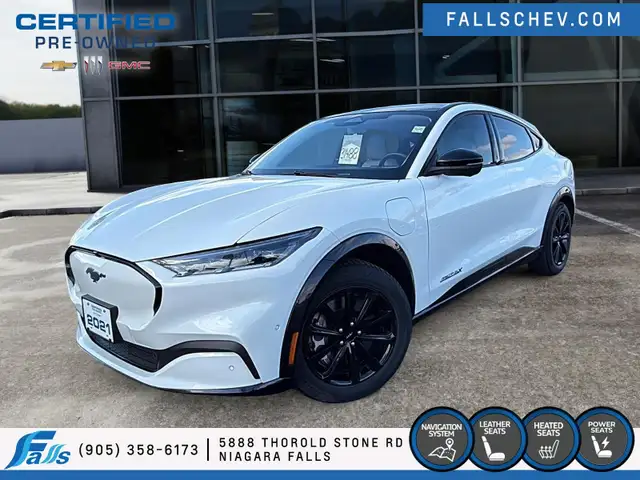 2021 Ford Mustang Mach-E Premium LEATHER,SUNROOF,19ALLOYS,H.S...