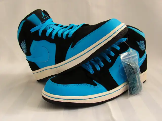 AIR JORDAN 1 MID ''DARK POWDER BLUE'' 2014 - Photo 4