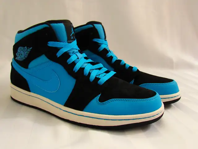 AIR JORDAN 1 MID ''DARK POWDER BLUE'' 2014 - Photo 6