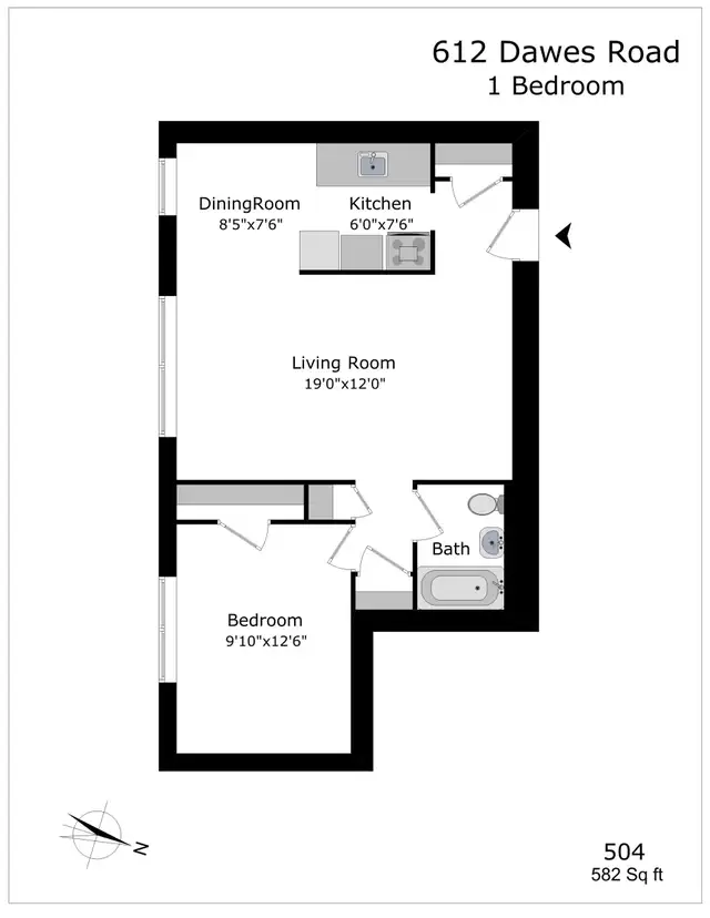 renovated one bedroom - ID 4454 - Photo 12