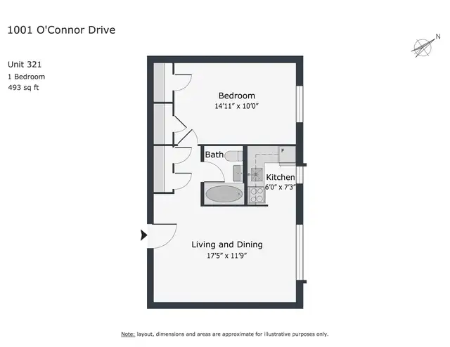 renovated one bedroom - ID 2685 - Photo 15