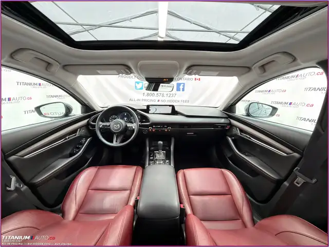 2024 Mazda Mazda3 GT AWD-Red Leather-360 Camera-BOSE-HUD-GPS-Mem - Photo 2