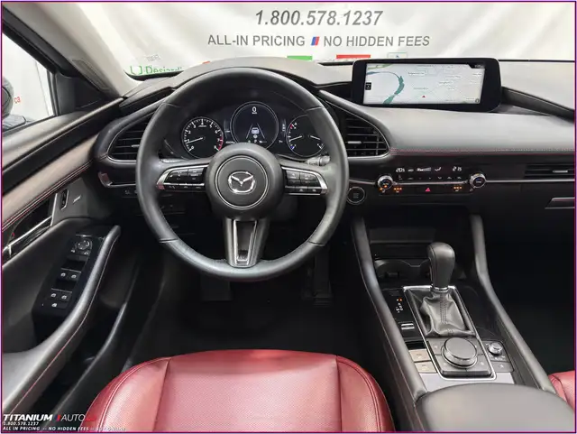 2024 Mazda Mazda3 GT AWD-Red Leather-360 Camera-BOSE-HUD-GPS-Mem - Photo 10