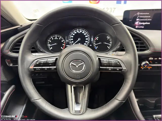 2024 Mazda Mazda3 GT AWD-Red Leather-360 Camera-BOSE-HUD-GPS-Mem - Photo 23